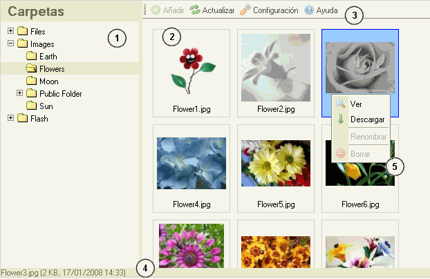 CKFinder Screenshot